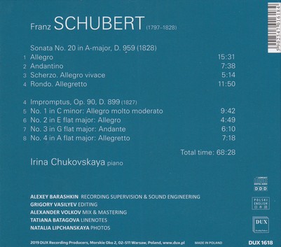 Ирина Чуковская - Франц Шуберт
